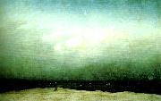 Caspar David Friedrich monk by the sea painting